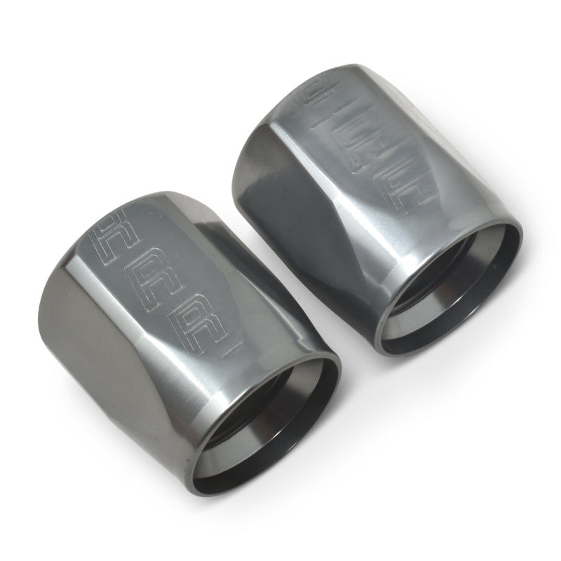 Russell Hose End Socket -10 AN Polished & Gray Anodized (2 Pack) 615541 615541 Photo - out of package
