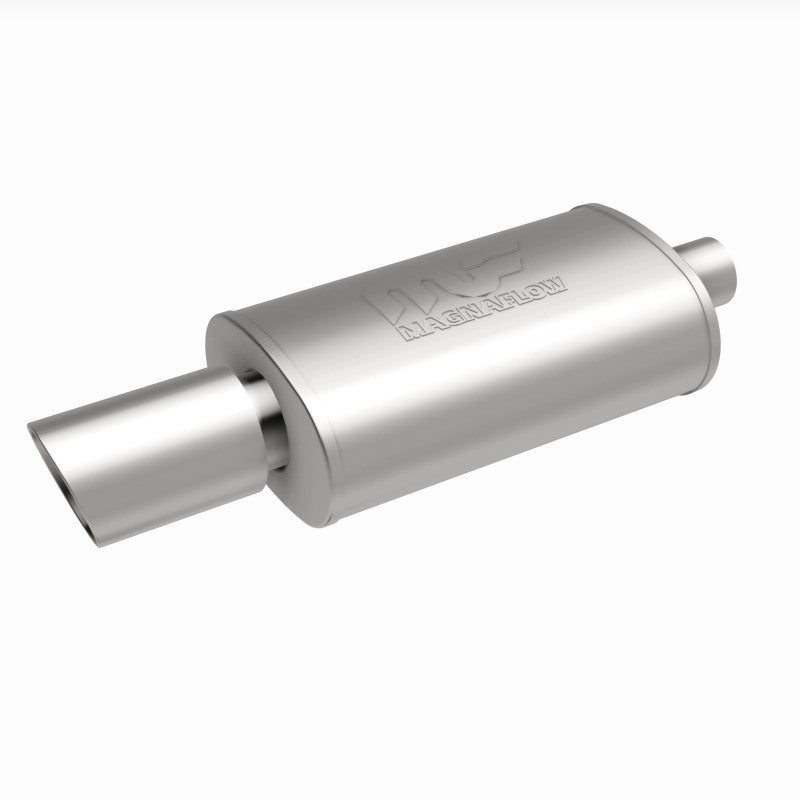 MagnaFlow 5" X 8" Oval Center/Center Performance Muffler With Tip 14851 360 Degree Image Set
