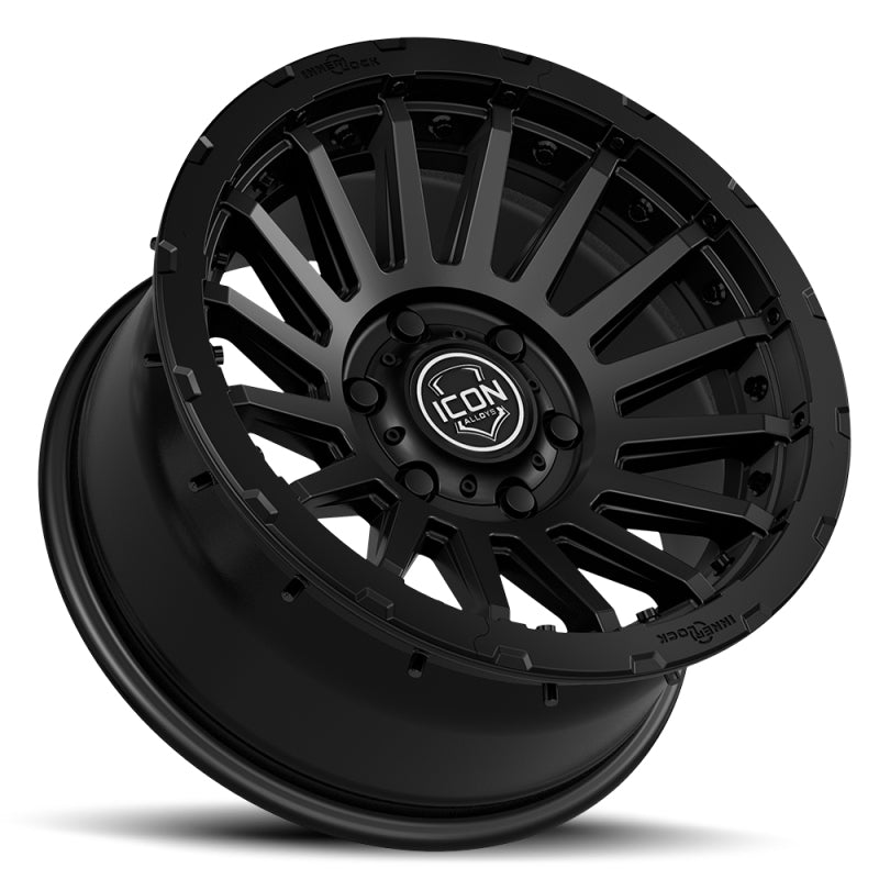 ICON Alloy Recon Pro - 18X9 / 6X5.5 / 40MM / 6.6in. BS - Satin Black 23618909066SB 23618909066SB Photo - Unmounted