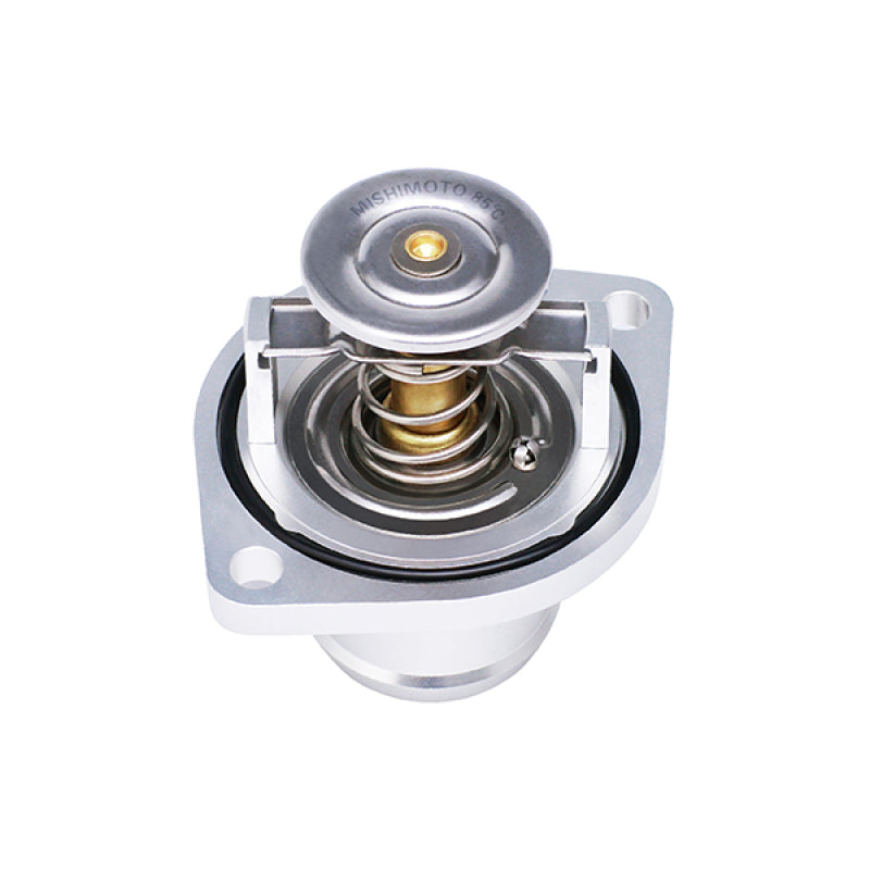 Mishimoto Ford 6.0L Powerstroke Low-Temperature Thermostat and CNC Housing MMTS-F2D-03FL Photo - out of package