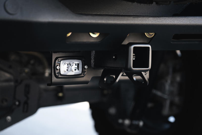 DV8 Offroad 07-21 Jeep Wrangler (JK/JL) Bolt-On Hitch w/ Lights AHJP-01 AHJP-01 Photo - Mounted
