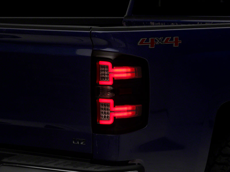 Raxiom 14-18 Chevrolet Silverado 1500 LED Taillights w/ SEQL Turn Signals- Blk Housing (Clear Lens) S114457 S114457 Photo - Primary