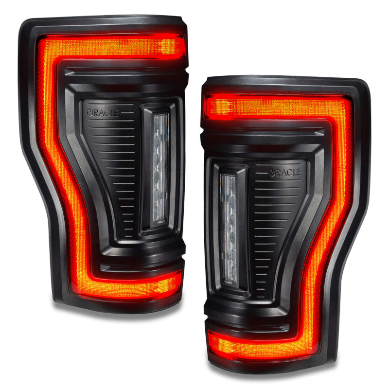ORACLE Lighting 17-22 Ford F-250/350 (Black Series) Flush Mount LED Tail Lights 5896-504-T 5896-504-T Photo - out of package