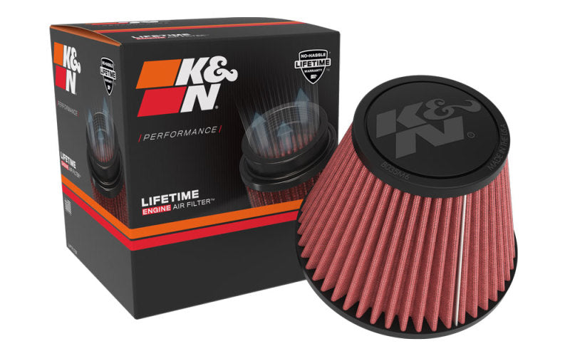K&N Engineering K&N Universal Tapered Filter 3.156 Flange ID x 5.781in Base OD x 3.5in Top OD x 4.531in Height RU-9670 RU-9670 Photo - out of package