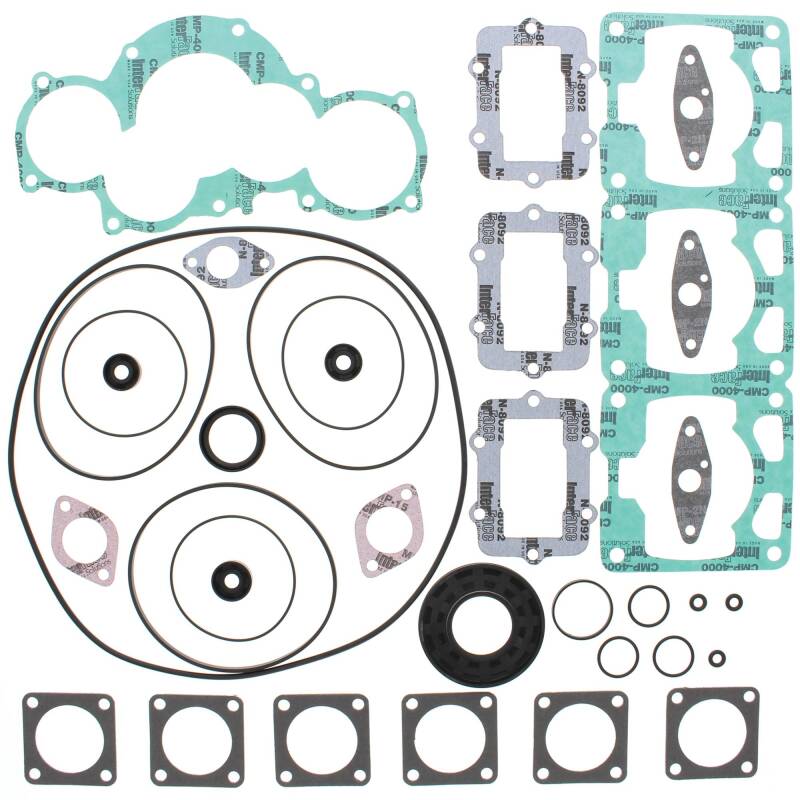 Vertex Pistons Vertex Gaskets 94-96 Ski-Doo Formula Mach Z 779 Complete Gasket Kit w/ Oil Seals 711198 711198 Photo - Primary
