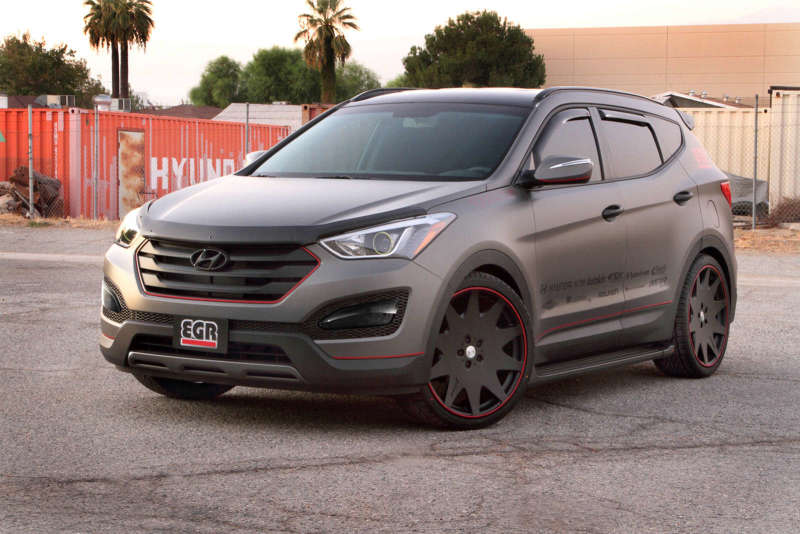 EGR 13+ Hyundai Sante Fe Superguard Hood Shield (308081) 308081 308081 Photo - Mounted