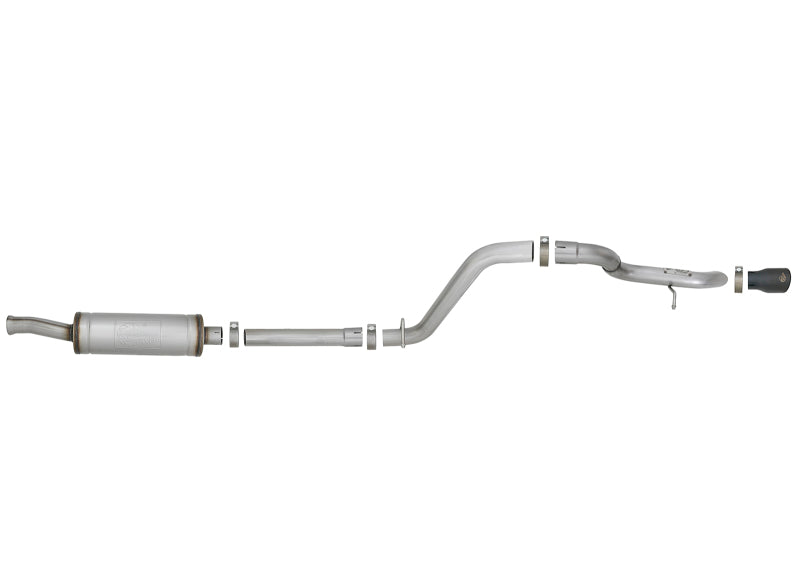 aFe Mach Force-Xp Hi-Tuck 2-1/2" 409 Stainless Steel Cat-Back Exhaust Sys. 49-48075-B Photo - Unmounted