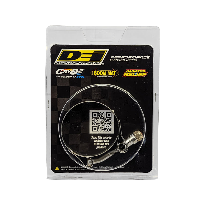 DEI Stainless Clamp 2.25in to 2.56in - Wide Band Clamp 1 per pack 10214 10214 Photo - Unmounted