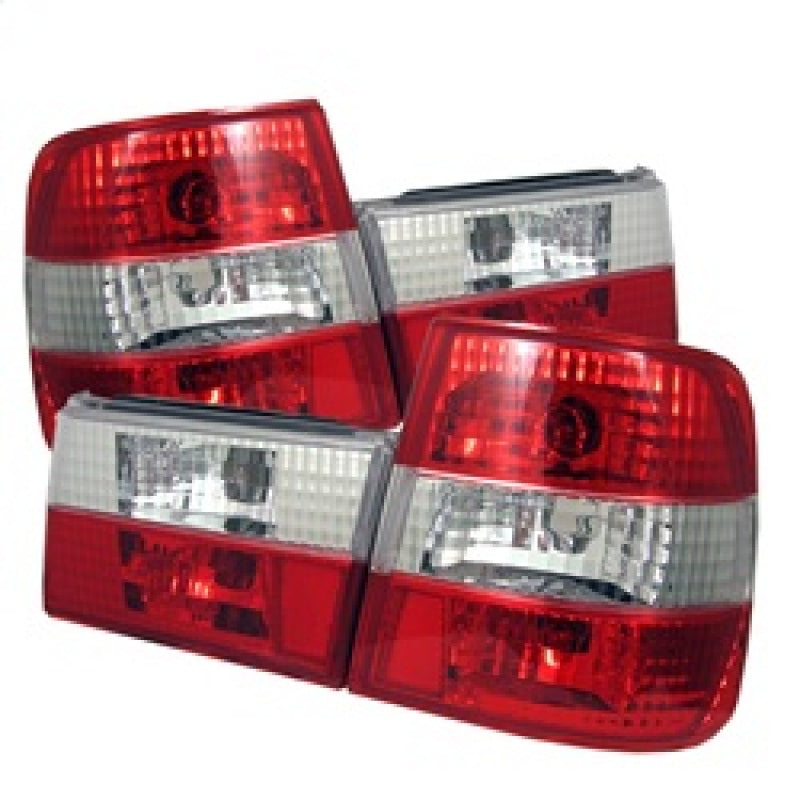 Spyder BMW E34 5-Series 88-95 Euro Style Tail Lights Red Clear ALT-YD-BE3488-RC 5000491 5000491 Photo - Primary