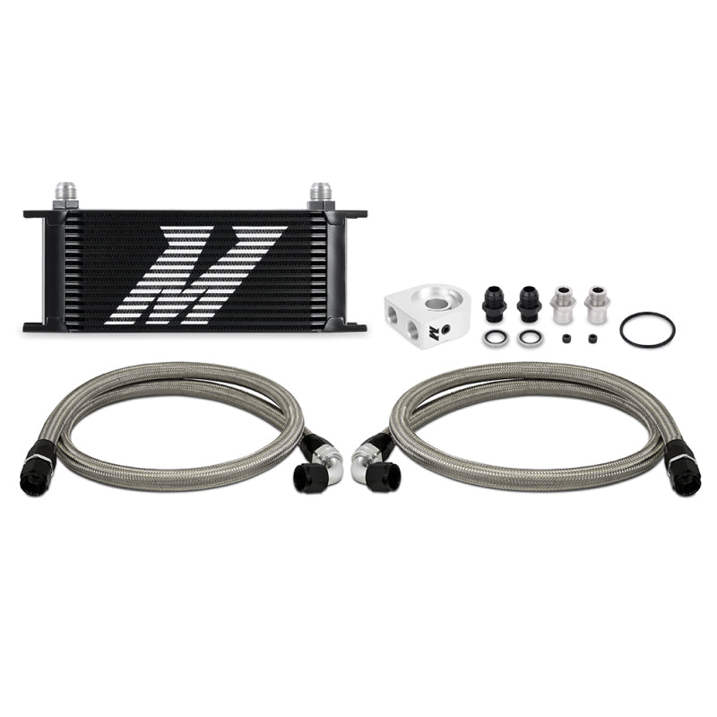 Mishimoto Universal Oil Cooler Kit 16-Row Black MMOC-U16BK MMOC-U16BK Photo - Primary