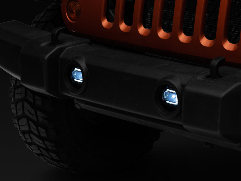 Raxiom 07-22 Jeep Wrangler JK/JL Axial Series LED Fog Lights J130814 J130814 Photo - Close Up