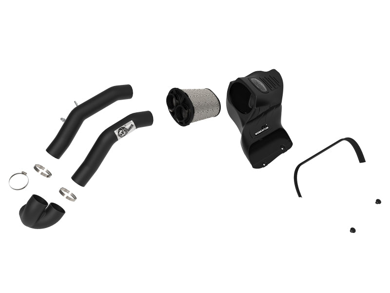 aFe Momentum XP Pro DRY S Cold Air Intake System w/ Black Aluminum Intake Tubes 50-30024D 50-30024D Photo - Unmounted