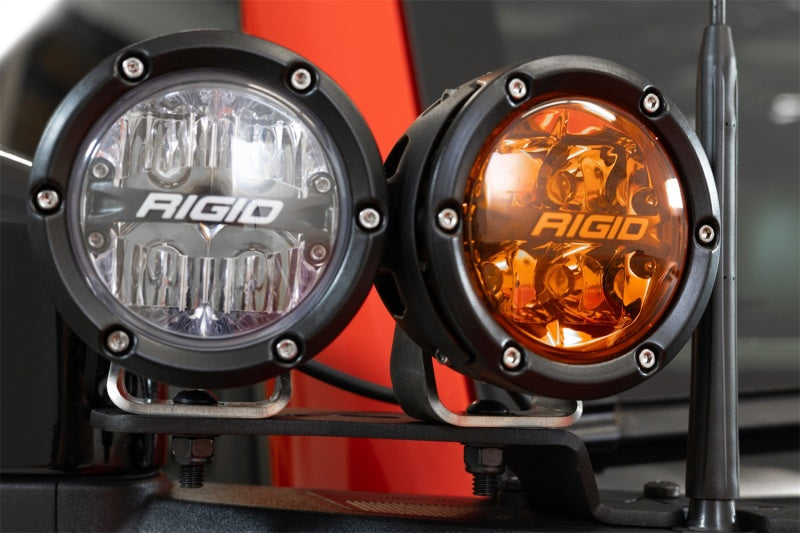 Addictive Desert Designs ADD 21-23 Ford Bronco/Raptor Dual Ditch Light Brackets AC2301801NA AC2301801NA Photo - Mounted