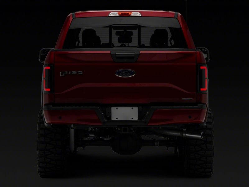 Raxiom 15-17 Ford F-150 Axial Series LED Tail Lights- Blk Housing (Smoked Lens) T569481 T569481 Photo - Close Up