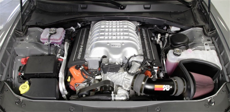 K&N Engineering 17- Challenger Hellcat 6.2L Air Intake System KNE69-2553TTK 69-2553TTK Photo - Mounted