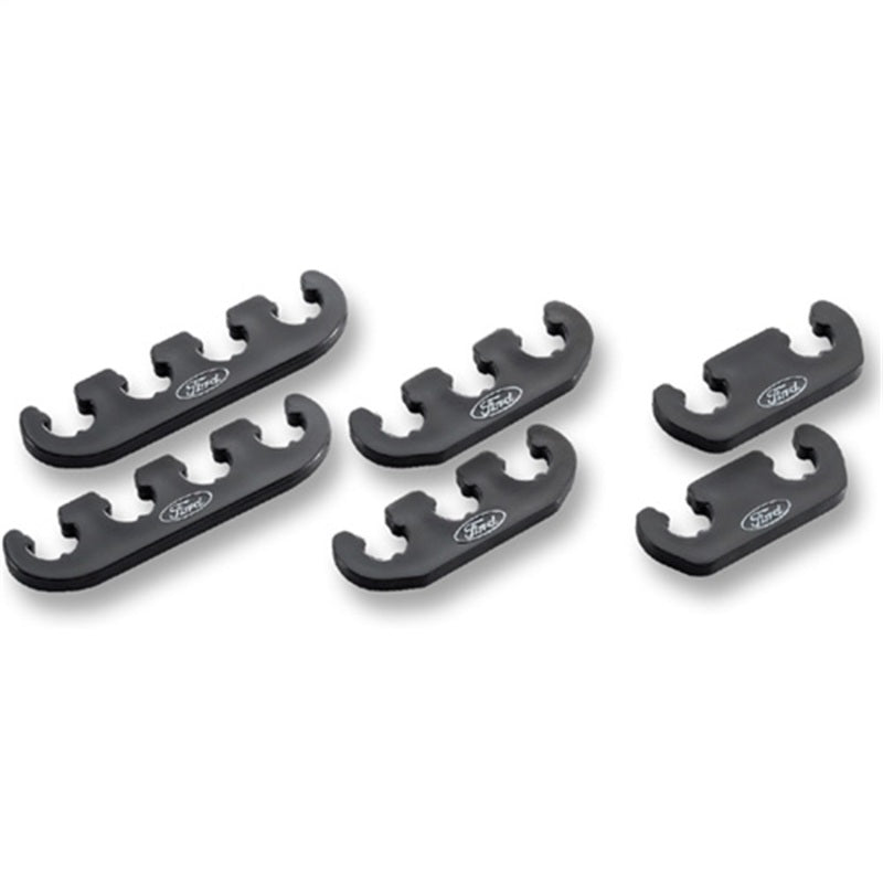 Ford Spark Plug Wire Dividers 6pk Black Plastic FRD302-641 302-641 Photo - Primary