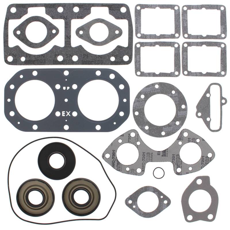 Vertex Pistons Vertex Gaskets 1986 Kawasaki JS650 Complete Gasket Kit w/ Oil Seals 611104 611104 Photo - Primary