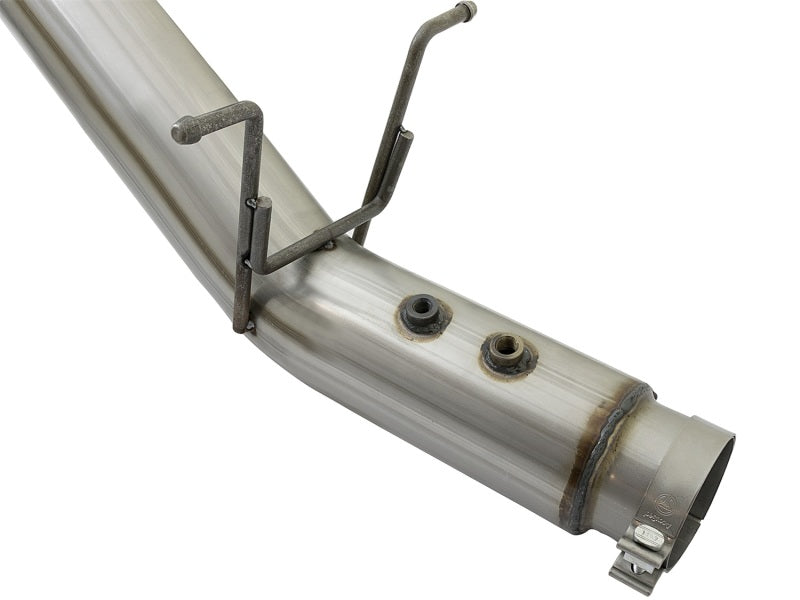 aFe ATLAS 4in Aluminized Steel DPF-Back Exhaust System w/Polished Tip GM 49-04085-P Photo - Unmounted