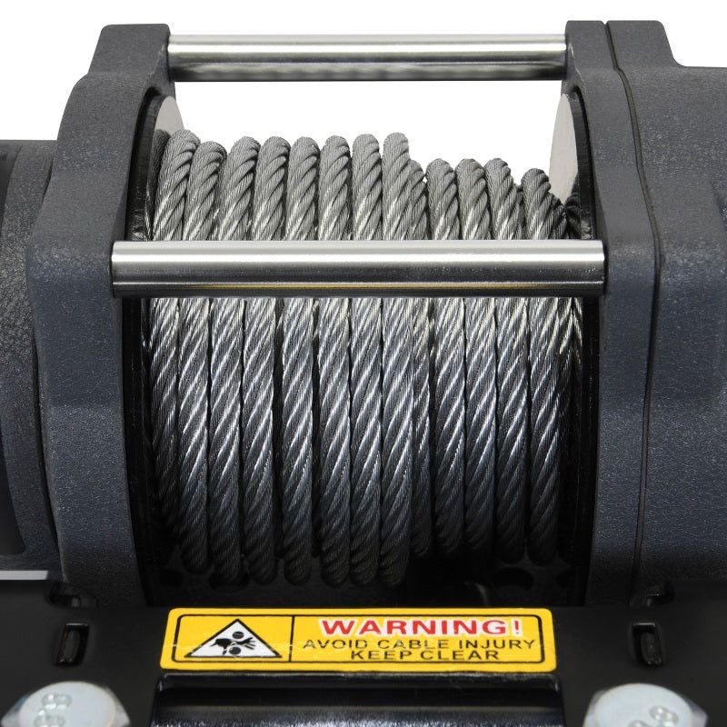 Superwinch 3500 LBS 12V DC 7/32 in x 32 ft Steel Rope Terra 3500 Winch - Gray Wrinkle 1135260 1135260 Photo - Unmounted