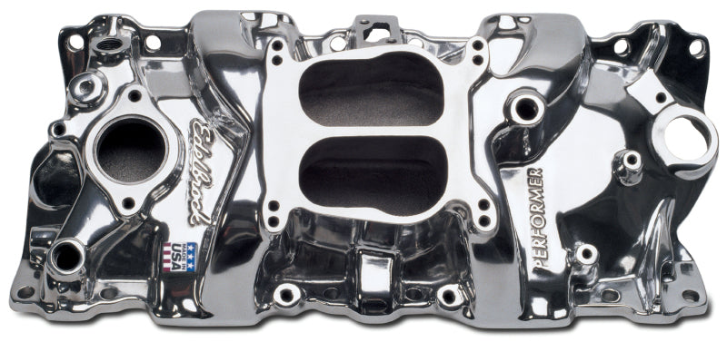 Edelbrock Performer Manifold Polished 21011 Photo - Primary