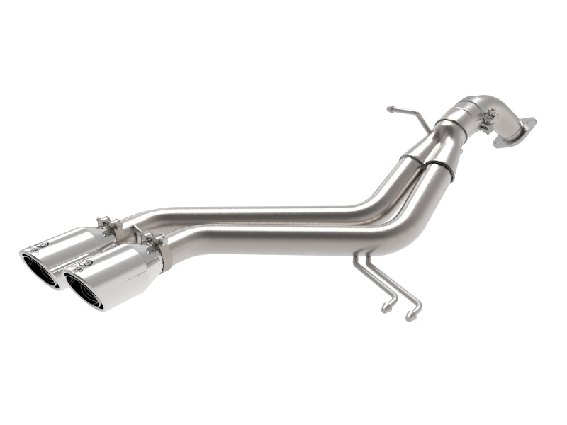 aFe Takeda 13-17 Hyundai Veloster L4-1.6L 2-1/2in 304 SS Axle-Back Exhaust w/ Polished Tips 49-37019-P 49-37019-P Photo - Primary