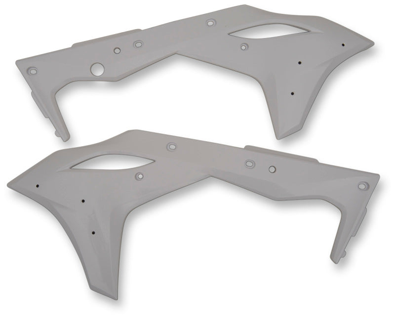 Cycra 17-20 Kawasaki KX250F Powerflow Radiator Shrouds White 1CYC-1868-42 1CYC-1868-42 User 1