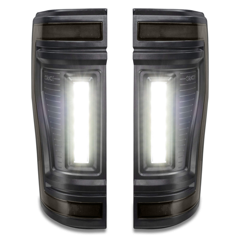 ORACLE Lighting 17-22 Ford F-250/350 (Black Series) Flush Mount LED Tail Lights 5896-504-T 5896-504-T Photo - out of package