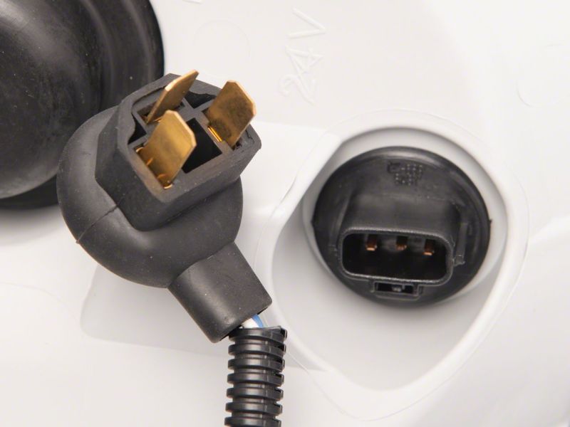 Raxiom 05-11 Toyota Tacoma Axial Series LED DRL Projector Headlights- Blk Housing (Clear Lens) TT11236 TT11236 Photo - Close Up