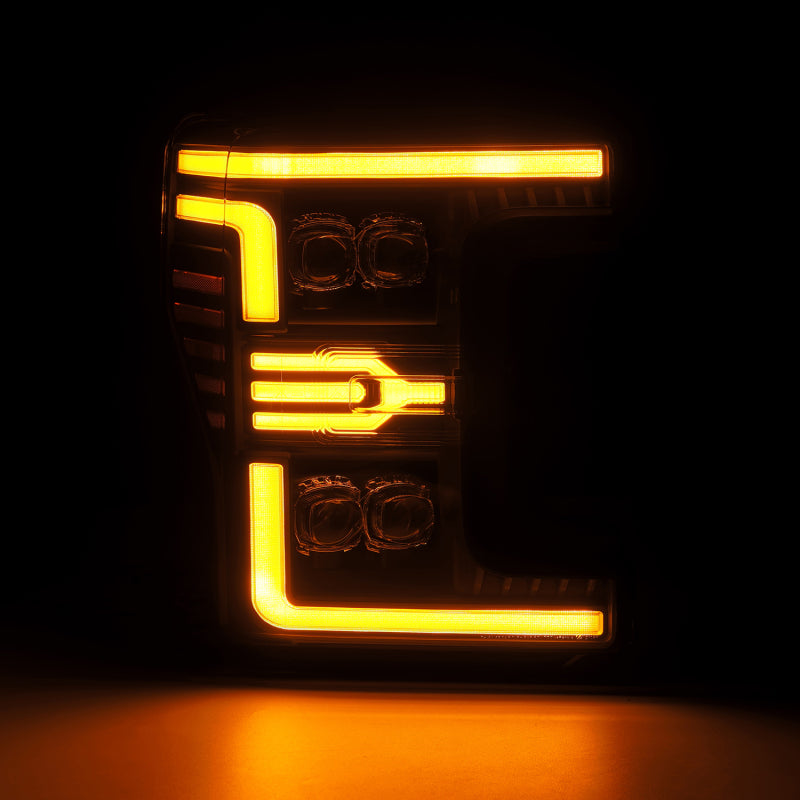 AlphaRex 17-19 Ford F-250/350/450 SD NOVA-Series LED Proj Headlights Alpha-Bk w/Acv Light SS & SBDRL 880324 880324 User 3