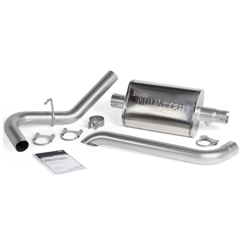 Banks Power 87-01 Jeep 4.0L Cherokee Monster Exhaust System 0W6CW 51360 Photo - Primary