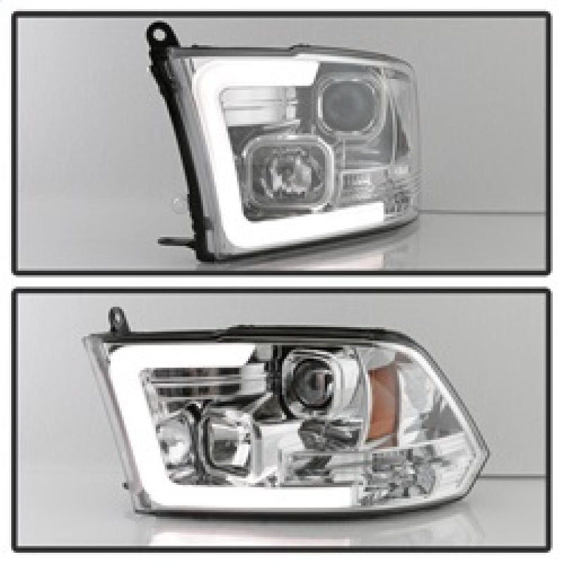 Spyder 09-16 Dodge Ram 1500 V2 Projector Headlights - Halogen - DRL - Chrome (PRO-YD-DR09V2-LBDRL-C) 5084828 5084828 Photo - Unmounted