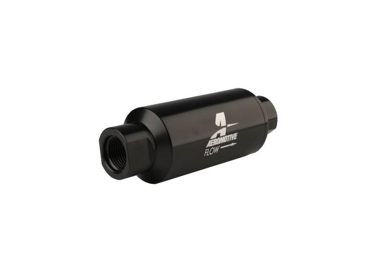 Aeromotive 10 Micron, ORB-10 Black Fuel Filter 12321 Photo - out of package