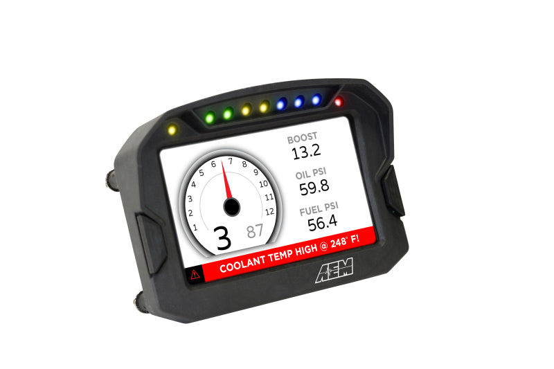 AEM CD-5LG Carbon Logging Digital Dash Display w/ Internal 10Hz GPS & Antenna 30-5603 30-5603 Photo - out of package