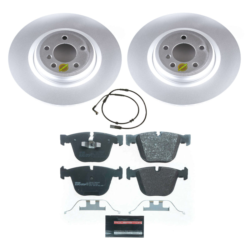 Power Stop 09-10 BMW 750Li Rear Euro-Stop Brake Kit ESK6014 ESK6014 Photo - Primary