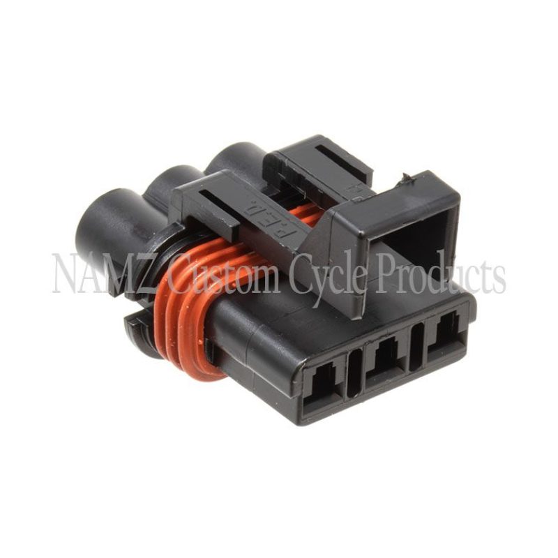 NAMZ Delphi-Packard Weatherpack 3-Position Female Wire Connector w/Seals NDP-38065 NDP-38065 Photo - Primary
