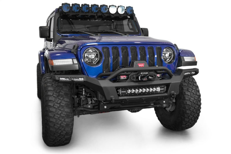 Addictive Desert Designs ADD 18-24 Jeep Wrangler JL / 18-24 Jeep Gladiator JT Phantom Winch Rear Bumper F980335070103 F980335070103 Photo - Mounted