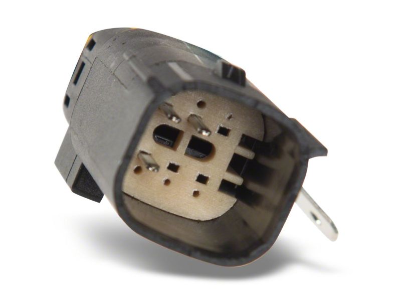 Raxiom 18-23 Jeep Wrangler JL Axial Series 9-In Angel Eye LED Headlights- Blk Housing (Clear Lens) J177416 J177416 Photo - Close Up