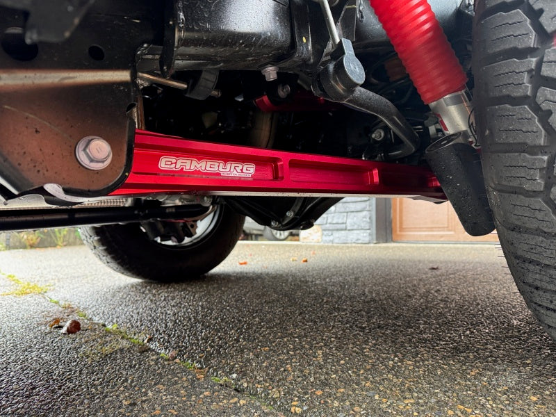 Camburg Toyota Tundra 2WD/4WD 22-23 KINETIK Series Rear Billet Trailing Arm Kit (Red) CAM-320029-RED CAM-320029-RED Photo - Mounted