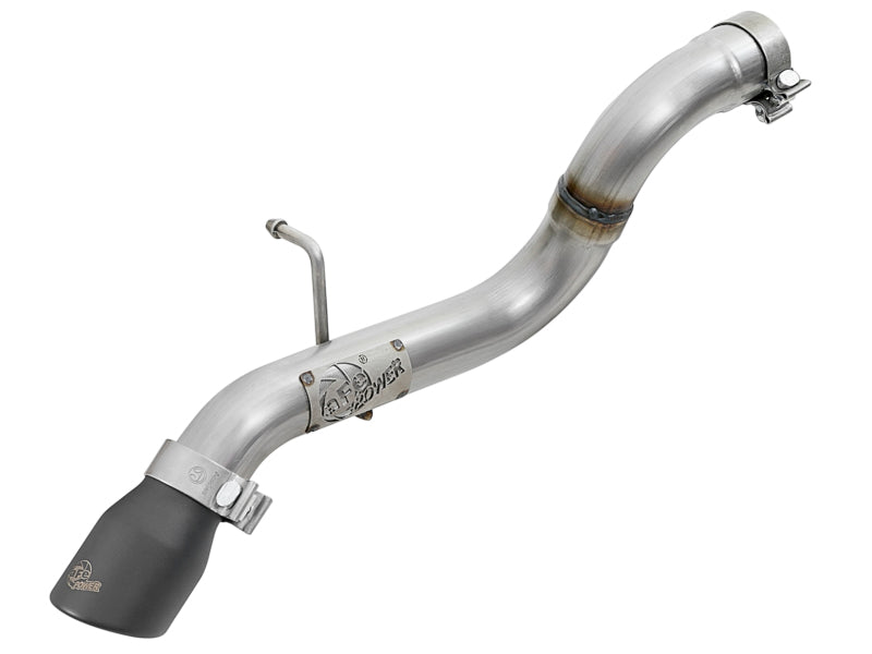 aFe MACH Force-Xp Axle-Back Exhaust System w/Black Tip 18-20 Jeep Wrangler L4-2.0T / V6-3.6L 49-48070-1B 49-48070-1B Photo - Primary
