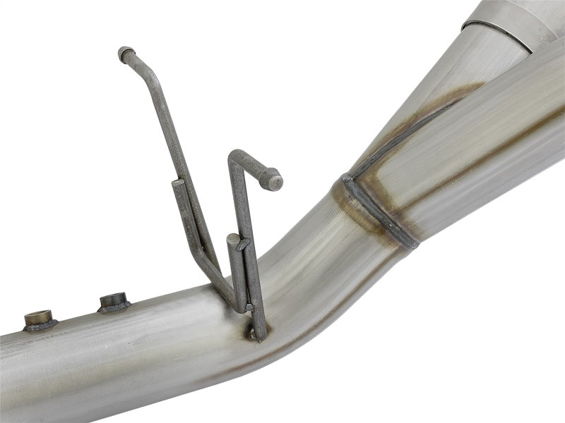 aFe ATLAS 4in Aluminized Steel DPF-Back Exhaust System w/Dual Rear Exit 49-04086-B Photo - Unmounted