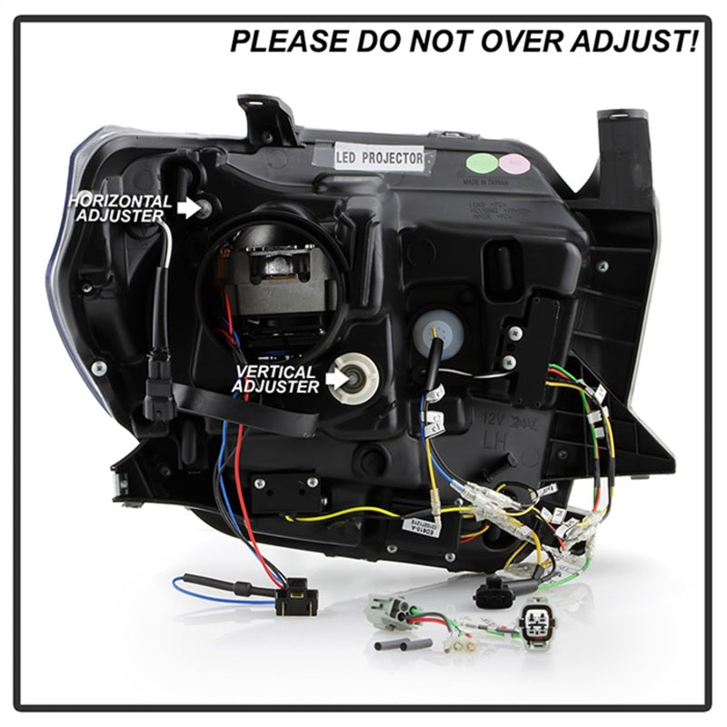 SPYDER Apex 14-21 Toyota Tundra High-Power LED Module Headlights - Black (PRO-YD-TTU14V2AP-SBSEQ-BK) 5088727 5088727 Photo - Unmounted