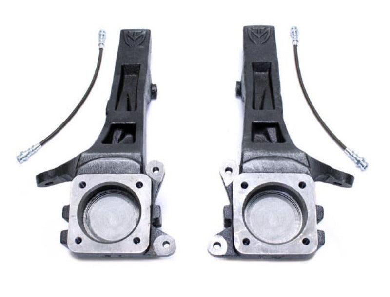 MaxTrac 05-18 Toyota Tacoma 2WD 6 Lug 4in Front Lift Spindles w/Extended DOT Compliant Brake Lines 706840 706840 Photo - Primary