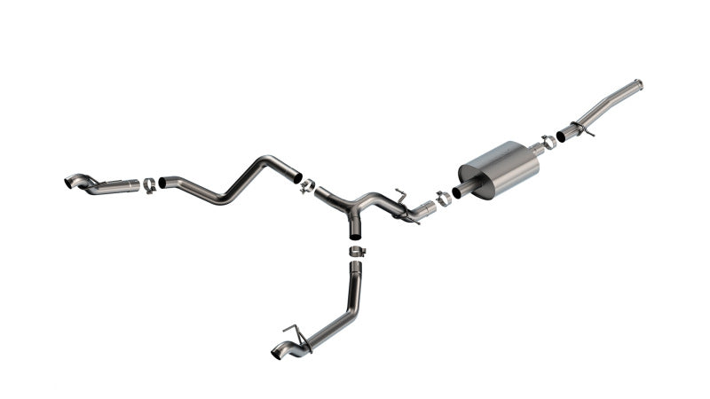 Borla 2023 GMC Sierra 1500(Non-USDM) 5.3L V8 AT 2/4WD 2DR REG CAB WB126 3in S-Type Catback Exhaust 140932 140932 Photo - Primary