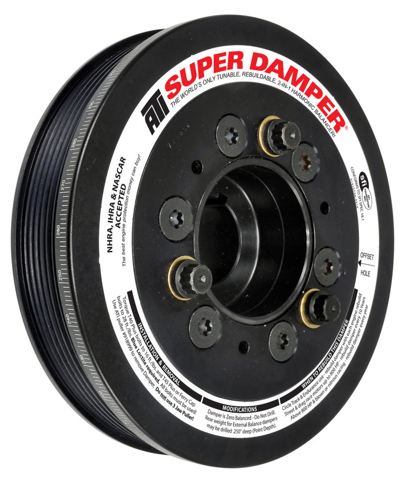 ATI Damper - 6.78in - Alum - 6 Grv - Toyota Supra - 94-98 - JZ80 - 15 Percent OD - Req gatK06077 ATI918562 ATI918562 User 1