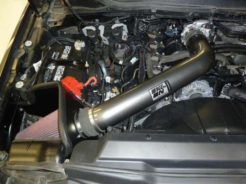 K&N Engineering K&N 2020 Ford F250/350 6.2L V8 High Flow Performance Intake Kit 77-2593KC 77-2593KC Photo - Mounted