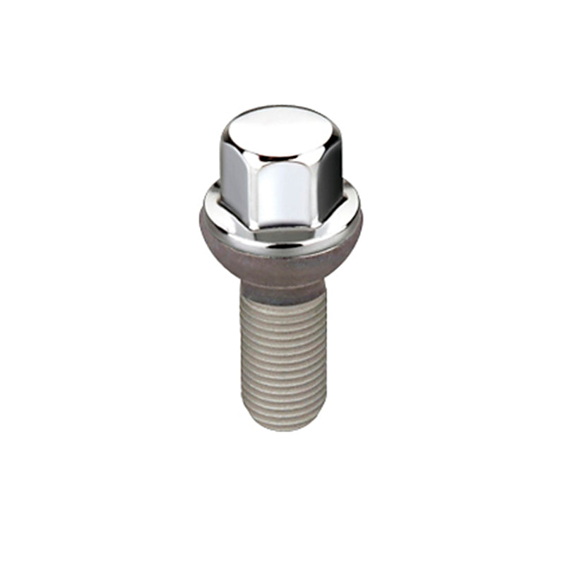 McGard Hex Lug Bolt (Radius Seat) M14X1.5 / 17mm Hex / 27.5mm Shank Length (Box of 50) - Chrome 69874 69874 Photo - Primary