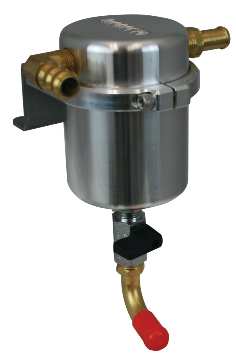 Moroso 10-14 Volkswagen Golf/Jetta 2.0T Air/Oil Separator Catch Can - Large Body - Billet Aluminum 85519 85519 Photo - Primary