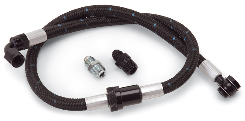 Edelbrock Fuel Hose Assembly w/Street Filter SBC Proclassic Finish 8102 Photo - Primary