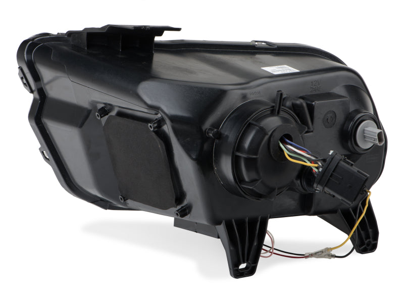 Raxiom 13-14 Ford Mustang w/ Factory HIDLED Halo Projector Headlights- Black Housing (Smoked Lens) 49170 49170 Photo - Close Up