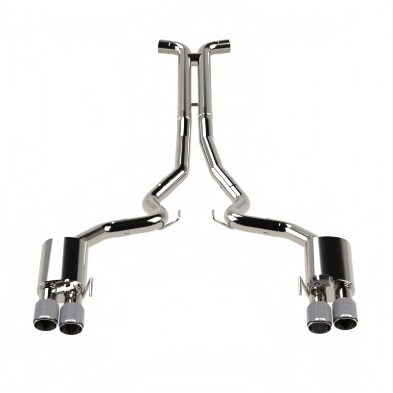 Kooks Headers Kooks 18-24 Ford Mustang GT 5.0 3in. Valved Touring Cat-Back Exhaust - Carbon Tips 11514570 11514570 Photo - Primary